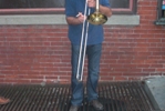 Busking...