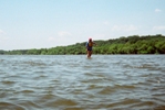 Keymer walking on water
