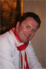 Ed with Wally's scarf