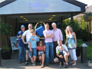 Day 7 - at the Hilton (Chardo, Joe, Paddy, Chingu, Floody, Mike, Rob, Ranulph, Claire Bear)