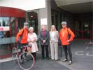 Day 4 - at the Alexandra Unit (Valerie Bruce, Dr Lindsay Martin, Linda Murray)