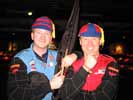 Joe and Woolfy take the black flag penalty for driving like grannies in Volvos