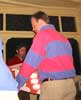 Woolfy is caught sneaking off with the team's dinner