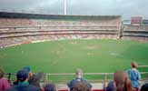 The MCG, Hawthorns v Richmond.  Aussie Rules - what's that all about:  tight shorts, mayhem and a couple of butchers with flags??