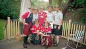 Battle Dress On! - (L-R, Moi, Dog, Davey, Murdo, Geoffie, Fabs and Brusco)