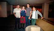 Of course you can have a photo with me gents - Richard Hill, Danny Grewcock and Johnny Wilkinson