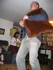 ...while Giles shows him how to play them