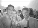 You have been gingered! Charlie and Simon Hill give someone a sandwich