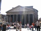Outside the Pantheon