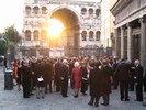 The Italian Job... English and Italians mingle