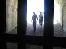 Entering the tunnel
