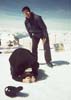 The butler takes his punishment for forgetting the corkscrew