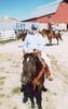 Topper doing an impression of his rider