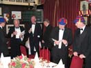 "Gentlemen, dinner is served"